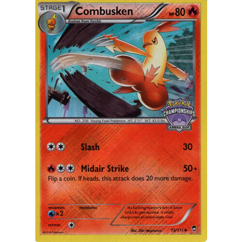 Combusken - 13/111 Arena Cup Promo - Holo - Excellent