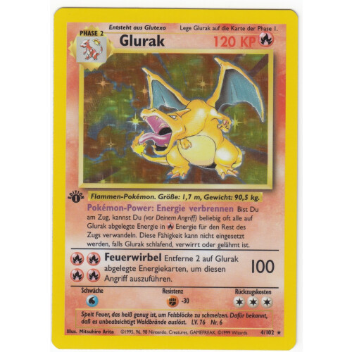Glurak - 4/102 - Holo 1st Edition - L-PS45