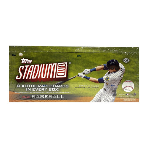 Topps Stadium Club Baseball 2021 - Hobby-Box (mit 16 Packs)
