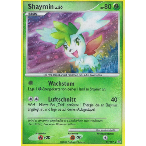 Shaymin - 15/127 - Holo - Excellent