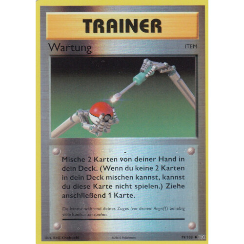 Wartung - 79/108 - Reverse Holo - Excellent