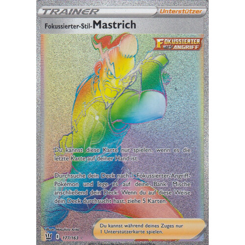 Fokussierter-Stil-Mastrich - 177/163 - Rare Rainbow