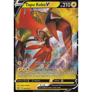 Tapu Koko V - 050/163 - Ultra-Rare Rare