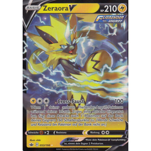 Zeraora V - 053/198 - Ultra-Rare Rare
