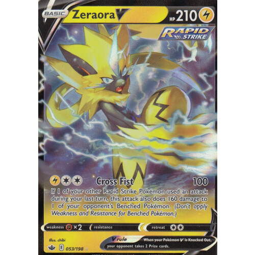 Zeraora V - 053/198 - Ultra-Rare Rare
