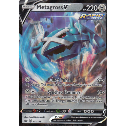 Metagross V - 112/198 - Ultra Rare