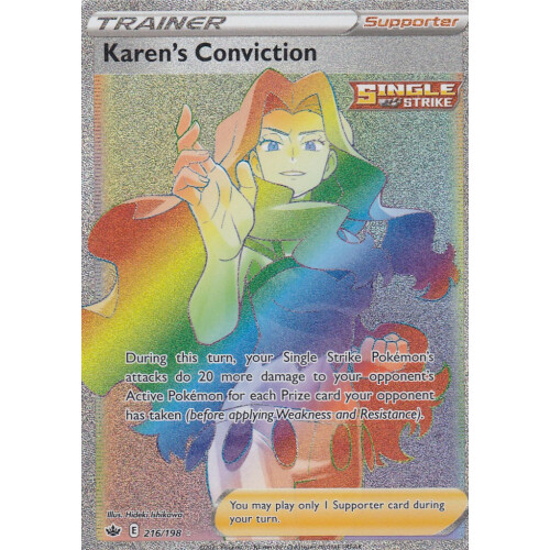 Karens Conviction - 216/198 - Secret Rare