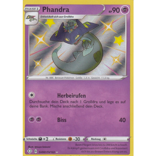 Phandra - SV061/SV122 - Rare Shiny