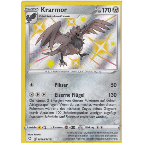 Krarmor - SV089/SV122 - Rare Shiny