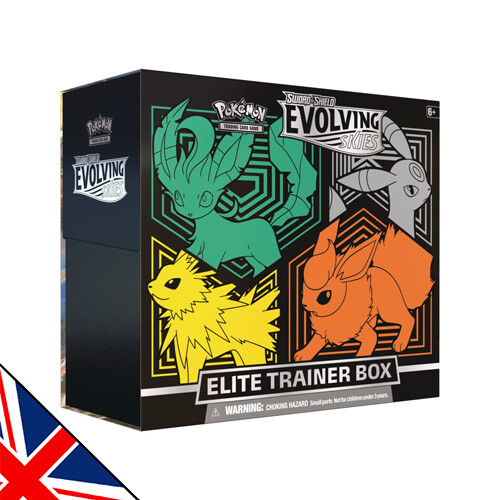 Sword & Shield - Evolving Skies Elite Trainer Box B (Leafeon, Umbreon, Jolteon, Flareon)