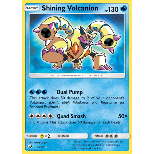 Shining Volcanion - 27/73 - Shining - Excellent
