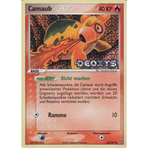 Camaub - 68/107 - Reverse Holo - Excellent