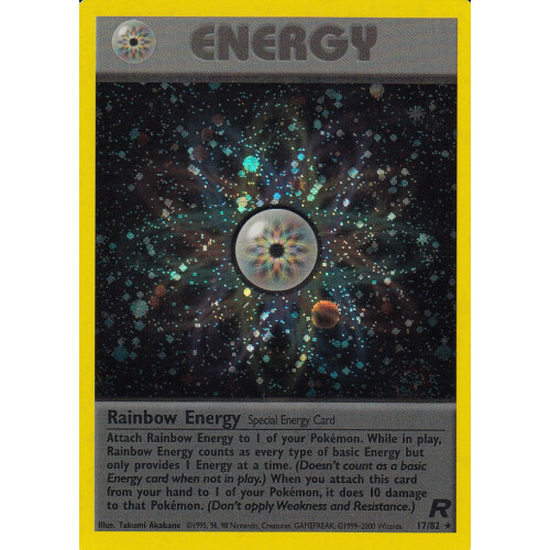 Rainbow Energy - 17/82 - Holo - Excellent
