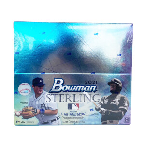 Bowman Sterling Baseball 2021 - Hobby-Box (mit 5 Packs)