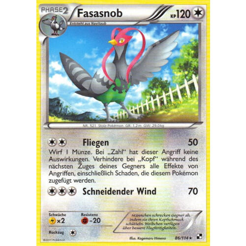 Fasasnob - 86/114 - Rare