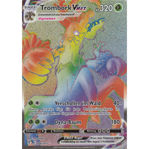 Trombork VMAX - 206/203 - Secret Rare