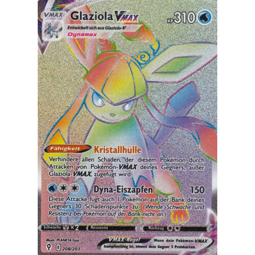 Glaziola VMAX - 208/203 - Secret Rare