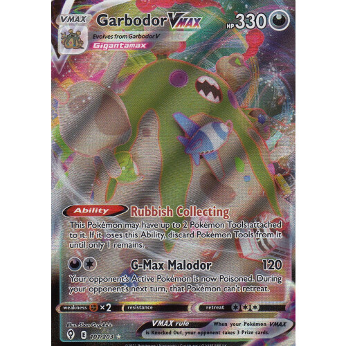 Garbodor VMAX - 101/203 - Ultra Rare