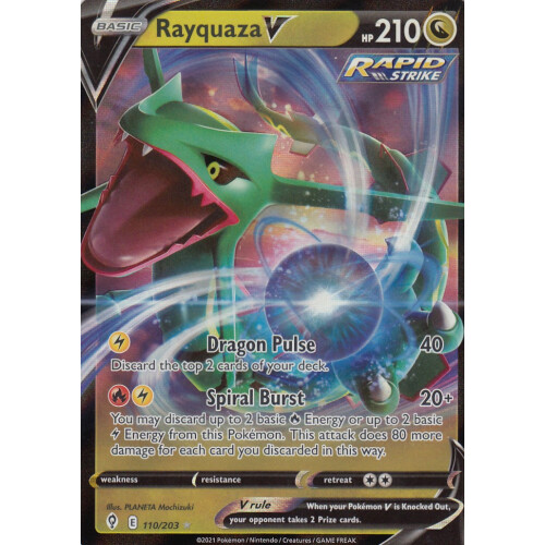 RayquazaV - 110/203 - Ultra Rare