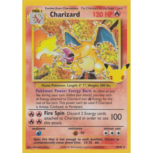 Charizard - 4/102 - Rare Classic