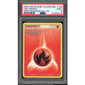 Fire Energy - 108/109 EX Ruby &amp; Sapphire...