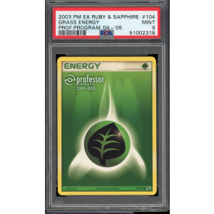 Grass Energy - 104/109 EX Ruby &amp; Sapphire...