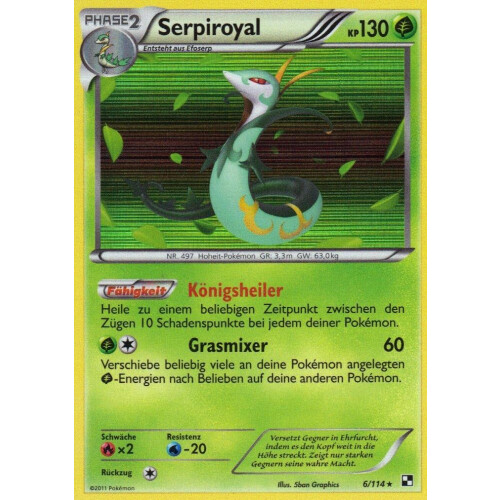 Serpiroyal - 6/114 - Holo - Excellent