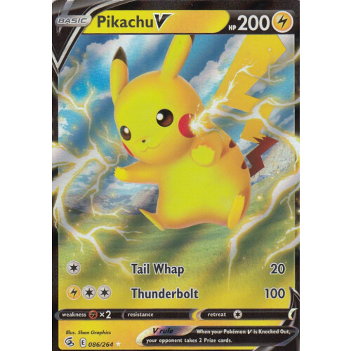 Pikachu V - 086/264 - Ultra-Rare Rare