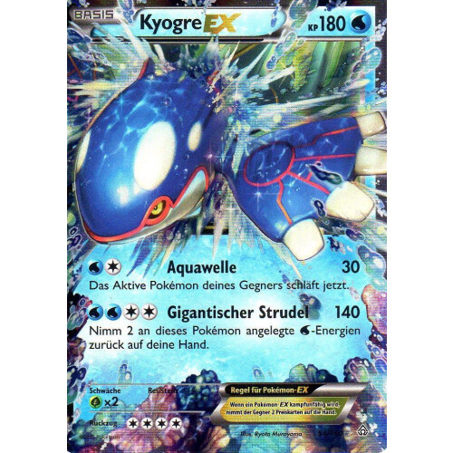 Kyogre-EX - 54/160 - EX