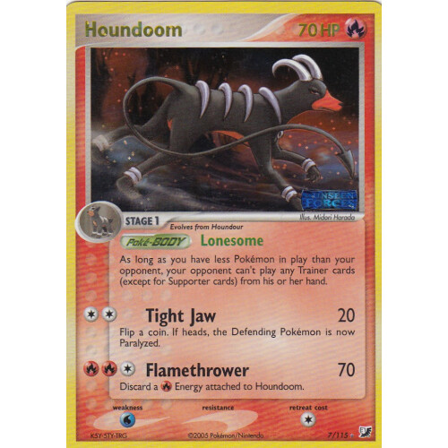 Houndoom - 7/115 - Holo - Stamped - Excellent