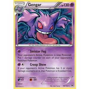 Gengar - 60/162 - Holo - Excellent