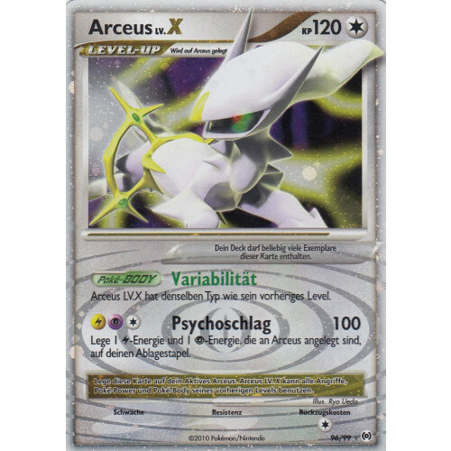 Arceus LV.X - 96/99 - Lv. X - Good