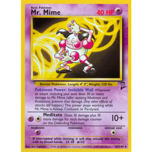 Mr. Mime - 27/130 - Rare