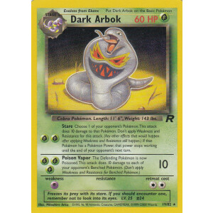 Dark Arbok - 19/82 - Rare - Excellent