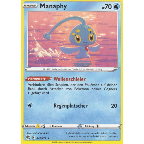 Manaphy - 041/172 - Rare