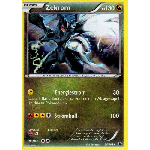 Zekrom - 64/108 - Holo