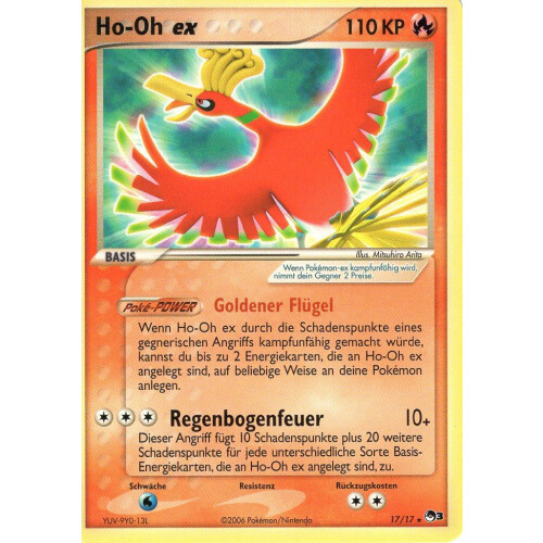 Ho-Oh ex - 17/17  - Promo - Excellent