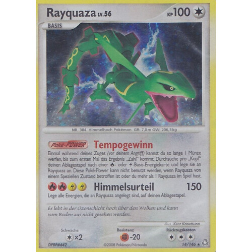 Rayquaza - 14/146 - Holo - Excellent