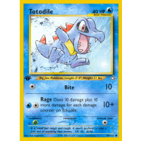 Totodile - 80/111 - Common 1st Edition - Excellent