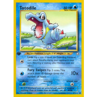 Totodile - 81/111 - Common 1st Edition - Excellent
