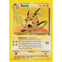 Raichu - 29/62 - Rare - Excellent