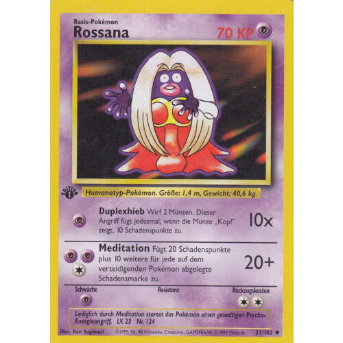 Rossana - 31/102 - Uncommon 1st Edition