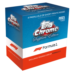 Topps F1 Chrome Sapphire 2021 Hobby-Box (mit 8 Packs)