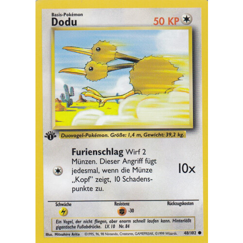 Dodu - 48/102 - Common 1st Edition