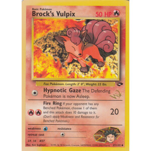 Brocks Vulpix - 37/132 - Uncommon - WPromo
