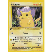 Pikachu - 58/102 - Common 1st Edition