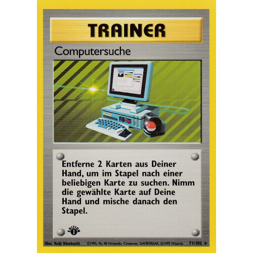 Computersuche - 71/102 - Rare 1st Edition