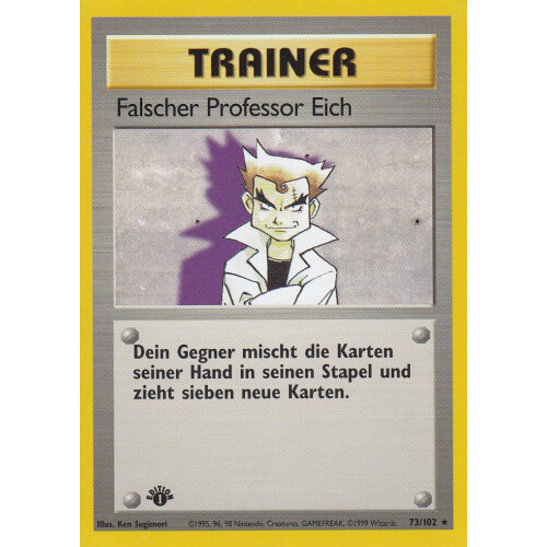 Falscher Professor Eich - 73/102 - Rare 1st Edition