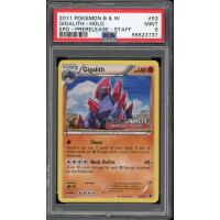 Gigalith - 53/98 Emerging Powers Prerelease STAFF Promo  - PSA 9 Holo
