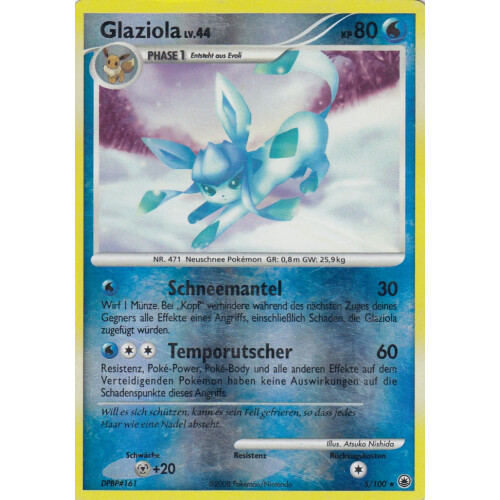 Glaziola - 5/100 - Reverse Holo - Excellent
